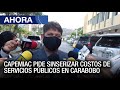 Capemiac pide sincerizar precios de servicios públicos en #Carabobo - #01Mar - Ahora