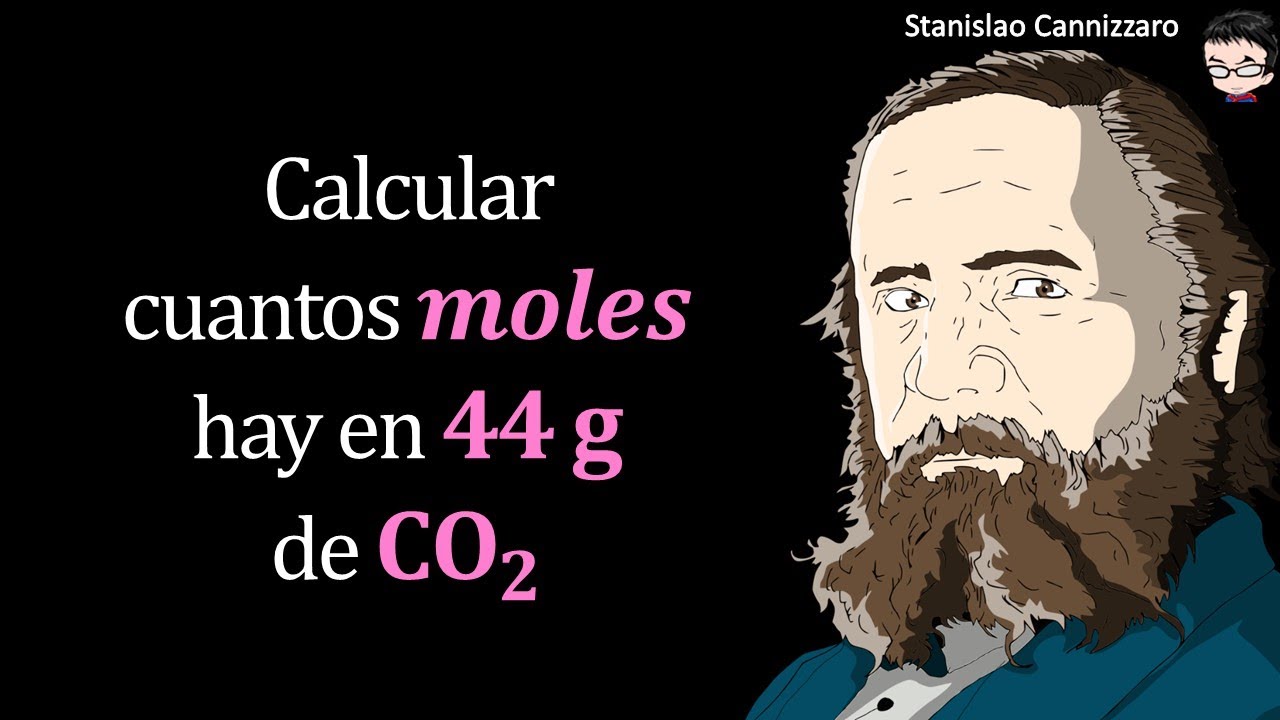Calcular cuantos 𝒎𝒐𝒍𝒆𝒔 hay en 𝟒𝟒 𝐠 de 𝐂𝐎𝟐 - YouTube