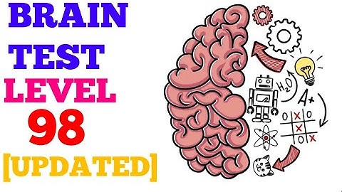 Brain test tricky puzzle level 98 updated solution or walkthrough