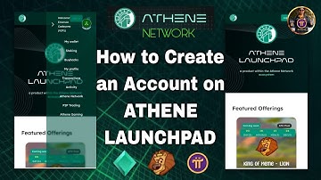 How to Create an Account on ATHENE LAUNCHPAD Step-by-Step Guide