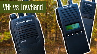 VHF или LowBand? Что лучше в лесу? Сравнение. Эксперимент. Радиосвязь.