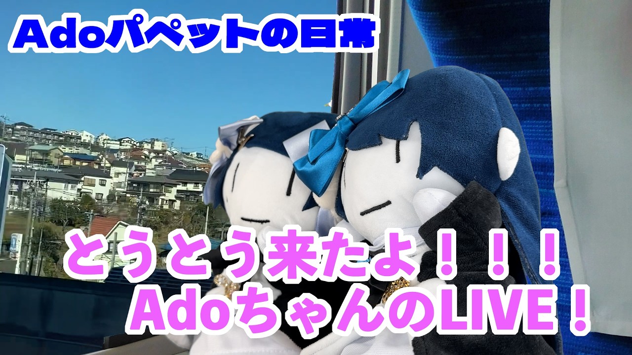 Adoパペットの日常】2026年7月4日 とうとう来たよ！！！Adoちゃんの