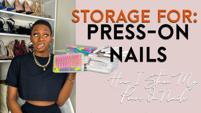 Dollar Tree Storage Idea, How To Store Press On Nails