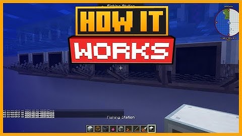🟨 HOW the FISHING STATION WORKS in the TECH REBORN MOD in MINECRAFT