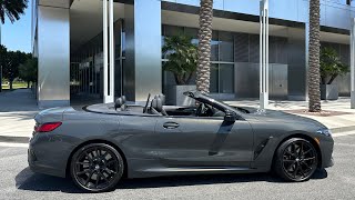 2024 BMW M850i xDrive Convertible G14 in Dravit Grey Metallic