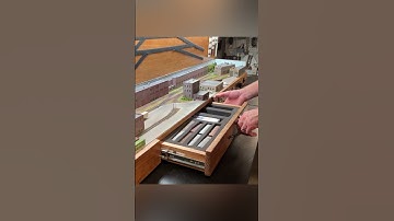 A Peek at the Completed 1x5 N Scale Layout  #modeltrainlayout #modeltrain