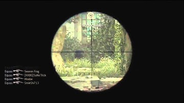 MW3 - RSASS 13 Man Killfeed!