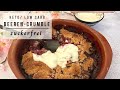 Nur 3 Zutaten! Leckeres Beeren-Crumble für Keto und Low Carb (auch in vegan möglich)