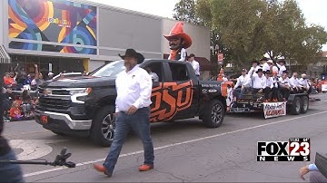 Video: Oklahoma State University celebrates 104th Homecoming with parade through Stillwater