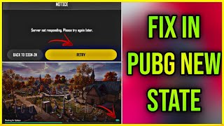 How To Fix Checking For Updates 38% Problem In Pubg New State | Fix Unable To Connect To The Server