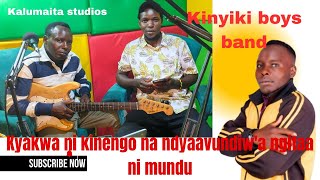 KINYIKI BOYS BAND ON KALUMAITA STUDIOS. WATHI WA YIYA THINA NI NGEWA YAW'O VYU. 