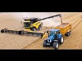 New Holland CR10.90 combine Guinness World Records attempt