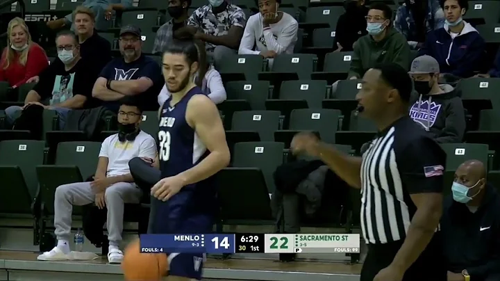 Trey Stevens 2021-22 Menlo basketball