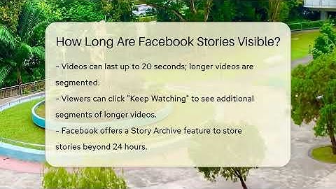 How Long Are Facebook Stories Visible? - Everyday-Networking