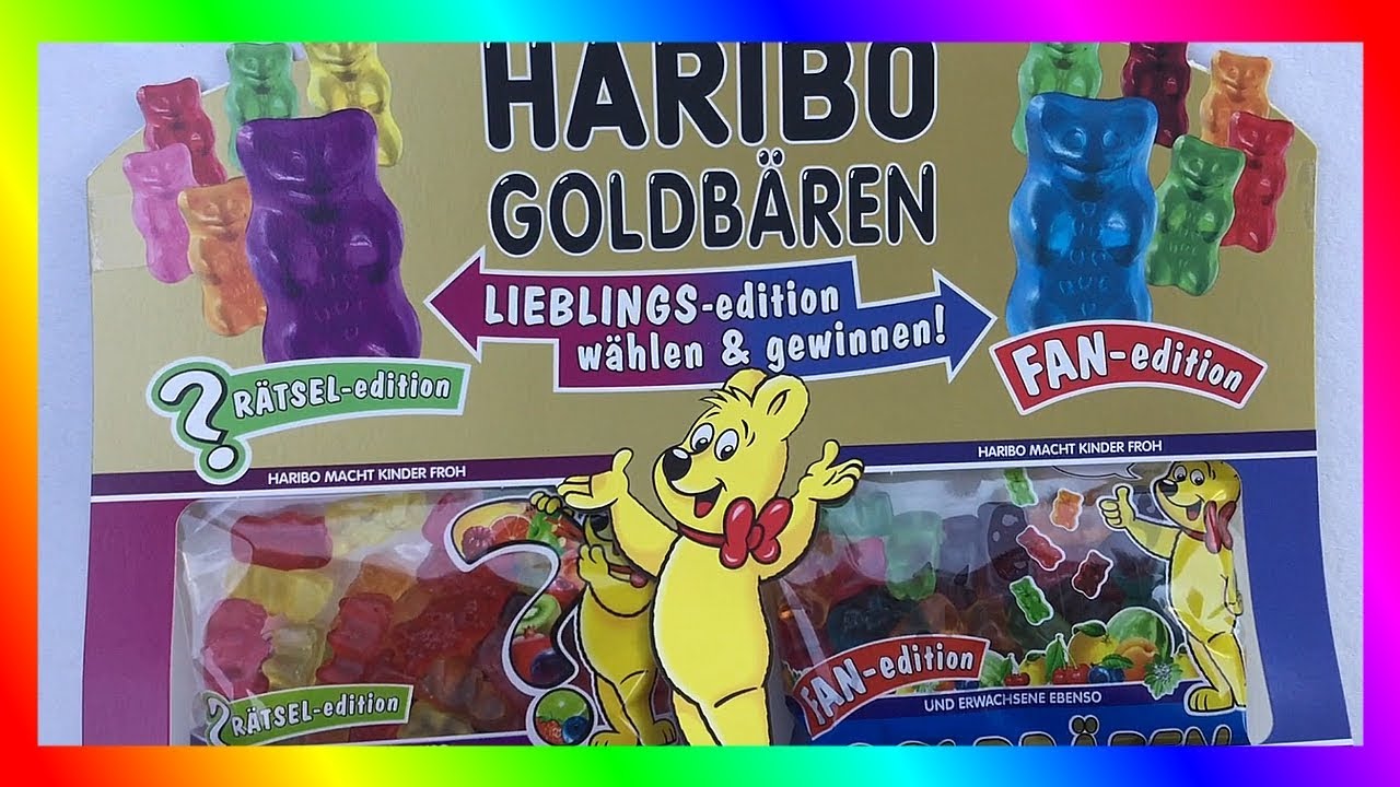 12 NEW HARIBO GOLDBEARS FLAVORS YouTube