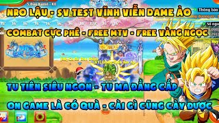 NRO LẬU | bản test vĩnh viễn dame ảo, combat phê tay | Free MTV, vàng ngọc free, cày được tất cả