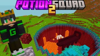 TRANSFORMEI O OVERWORLD no NETHER no MINECRAFT POTIONSQUAD2 - PotionSquad