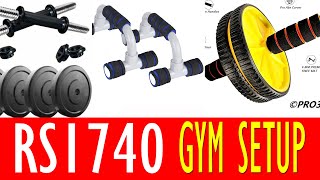 Simple Gym Setup Unboxing | Chest | Abs | Biceps | rs 1740 Work Out Set up in Lockdown  | Home Gym