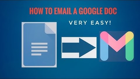 How to Email a Google Docs (2021)