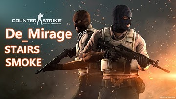 [CS:GO Tutorial] Mirage: How to Smoke Off Stairs from T-Spawn