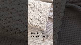 New Crochet Pattern + Video Tutorial - The Haven Pillow #crochet #crochetpillow  #crochetpattern