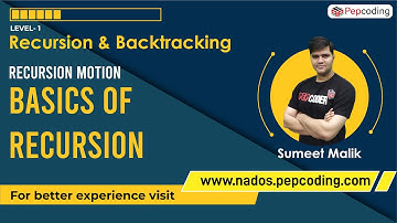 Recursion Motion - Basics of Recursion | Print Increasing using Recursion