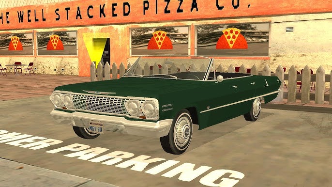 Chevy Impala LowRider GTA San Andreas Cars de Android APK e PC 