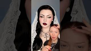 Romantic goth makeup