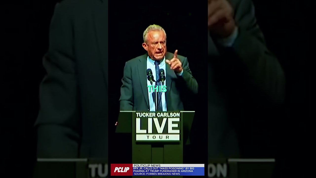 RFK Jr Speaks On Mass Poisoning By Big Pharma And Food Industries At Trump Fundraiser 