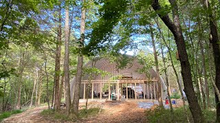 Building an apartment inside a quonset hut.  Part 1