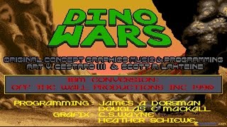 Dino Wars gameplay (PC Game, 1990) screenshot 5