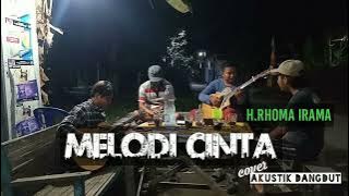 melodi cinta - cover dangdut akustik cpt H rhoma irama || cover & chord gitar mudah