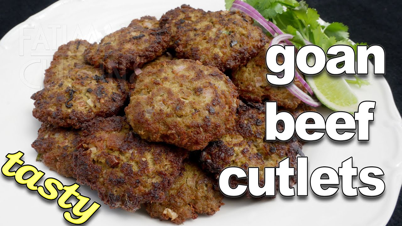 Goan Beef Cutlets | Beef Kebab Recipe | Authentic Goan Food