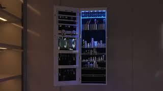 Introducing the LED Mirror Jewelry Cabinet: A Contemporary Solution for Organized Luxury | Mirror