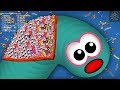 Worms Zone © Tiny vs 1000 Gain Slither Snake Top 1 Noob Pro Hacker Never Stop Running Play