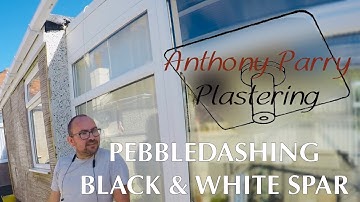 Pebbledashing on my own Start to Finish Timelapse