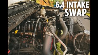 Ram 6.4 intake manifold swap on my Ram 1500 5.7 install