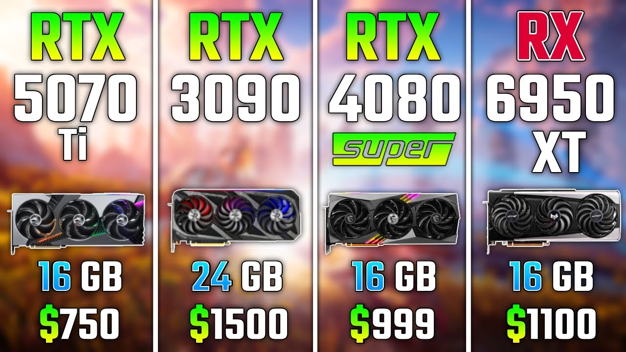 RTX 5070 Ti vs RTX 3090 vs RTX 4080 SUPER vs RX 6950 XT | Test in 7 Games