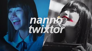 nanno twixtor clips (s1 + s2) for edits | girl from nowhere