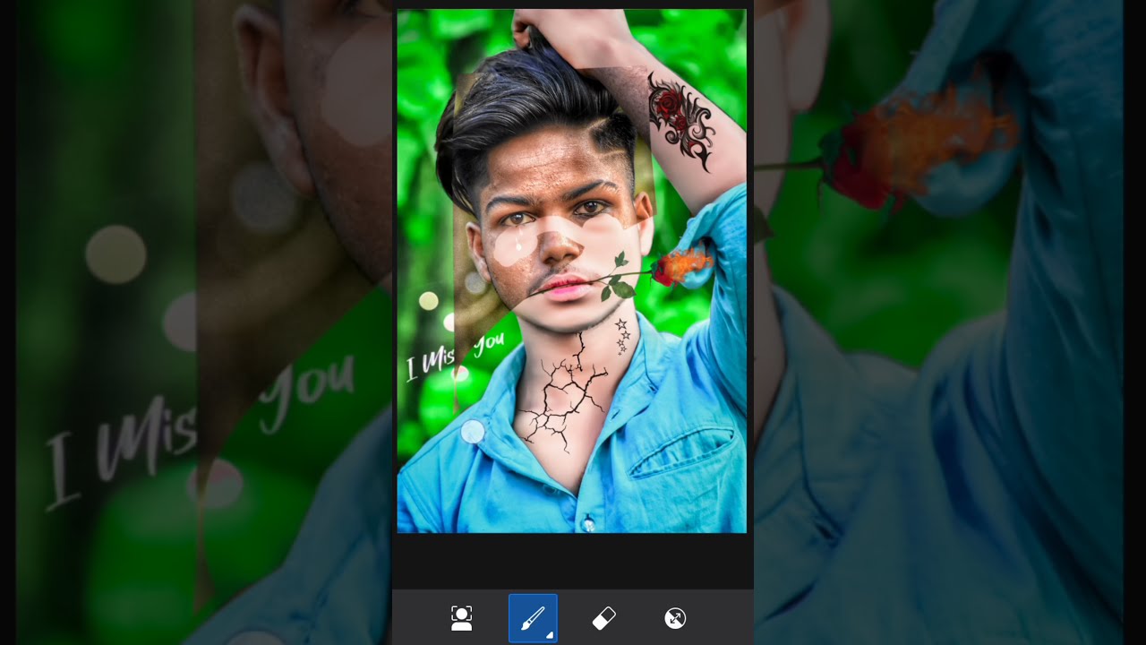 PicsArt sad photo editing || sad photo editing || Lightroom editing || facell 