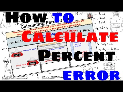 How to Calculate Percent Error - YouTube