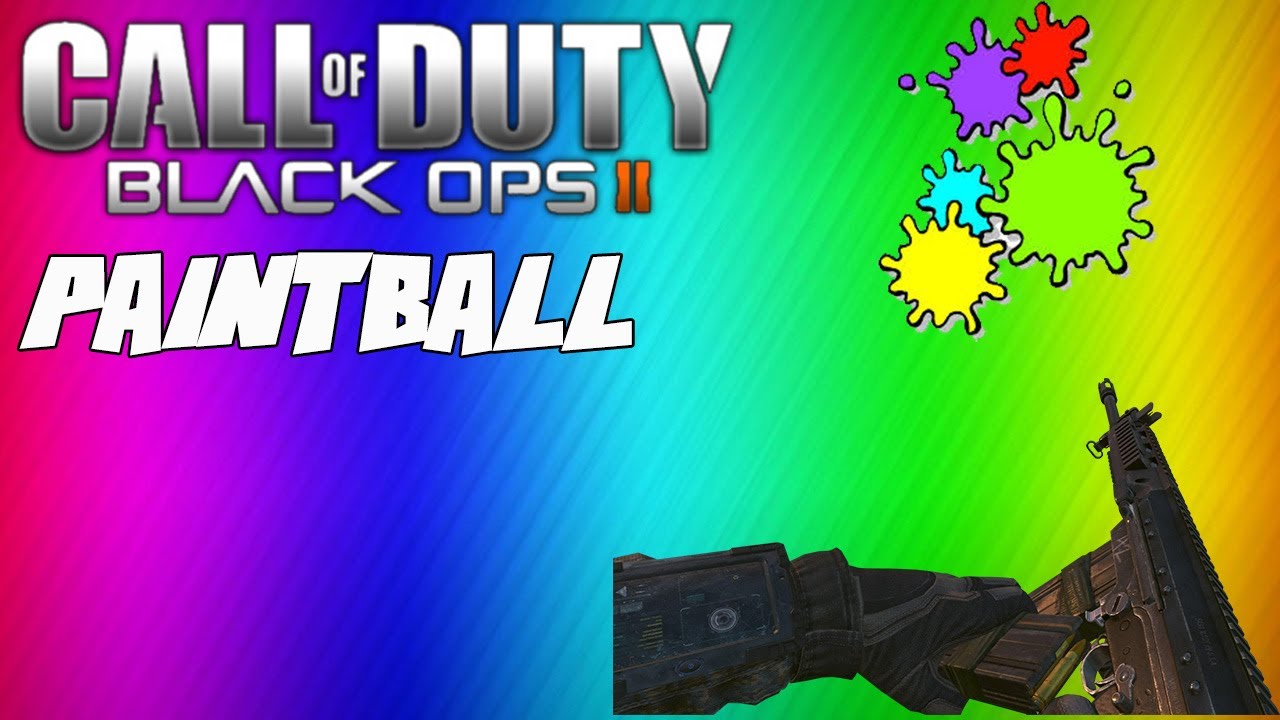Call of duty BO2 PaintBall Rush YouTube