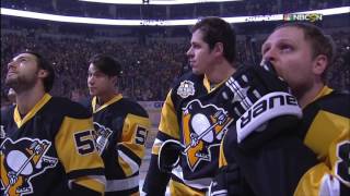 Pittsburgh Penguins raise Stanley Cup banner screenshot 4