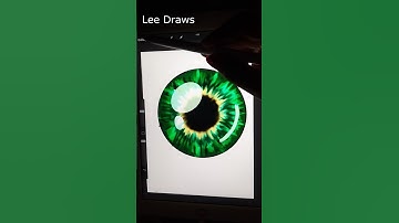 Easy iris of the eye painting in procreate