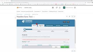 Add Hawkes Learnin | Virtual Teaching Assistance Center