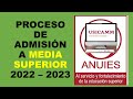 Soy Docente: PROCESO DE ADMISIÓN A MEDIA SUPERIOR 2022 – 2023