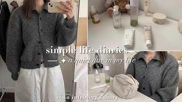 introvert diaries 💭˚₊ ୨ৎ the comfort in being alone | a day in my life ₊˚ෆ