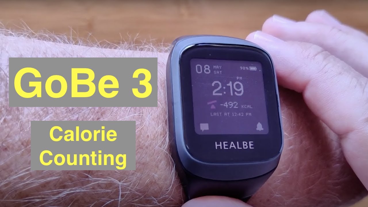 HEALBE GoBe3 Smartwatch Track Calorie Intake, Hydration, Heart Rate, Stress  & More: Unbox & 1st Look