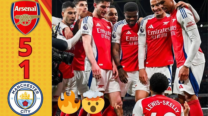 جنون عصام الشوالي 🔥 خماسية مدوية: أرسنال يكتسح مانشستر سيتي 5-1