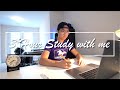 Real time study with me 3hour productive 255 pomodoro session no music